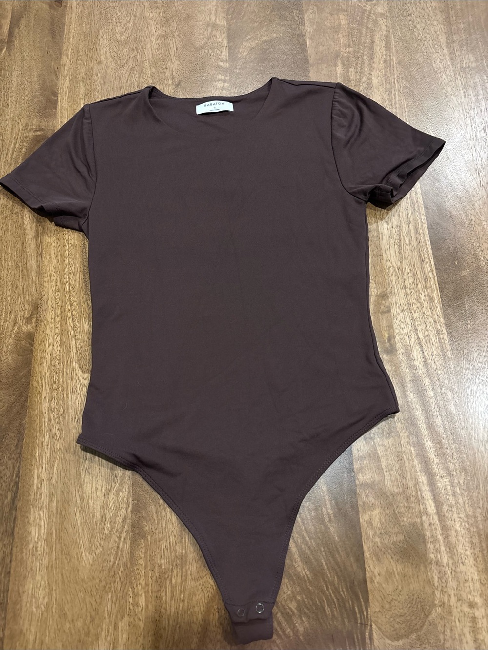 Aritzia Babaton Brown One-Piece Bodysuit